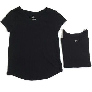 𝅺JUSTICE Girls 12Y basic v-neck tee shirt